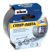 Клейкая лента армированная Unibob 50 мм x 25 м 170 мкм серая