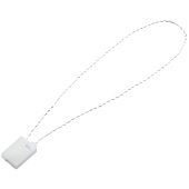 Биркодержатели для ручного использования (верёвочные) белые 165 мм (1000  штук в упаковке)