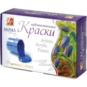 Краски акриловые Луч набор 6 цветов по 20 мл