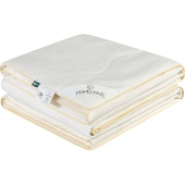 Одеяло 1.5-спальное Prime Prive Merino 140x205 см стёганое с кантом светло-бежевое