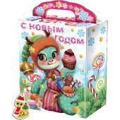 Новогодний сладкий подарок Сладкоежки 700 г