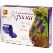 Краски акриловые Луч 12 цветов по 20 мл