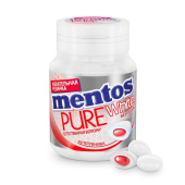 Жевательная резинка Mentos Pure White Клубника 54 г купить в интернет-магазине товаров для офиса и дома ТопГрад с доставкой