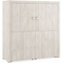 Шкаф для документов Solid SOL29742002 (дуб светлый, 1310x450x1370 мм) купить в интернет-магазине товаров для офиса и дома ТопГрад с доставкой