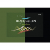 Альбом для рисования Kroyter Black and Green А3 10 листов