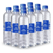 Вода питьевая газированная Деловой Стандарт 0.5 л купить в интернет-магазине товаров для офиса и дома ТопГрад с доставкой