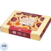 Печенье сдобное Деловой Стандарт ассорти с мармеладными начинками 410 г купить в интернет-магазине товаров для офиса и дома ТопГрад с доставкой