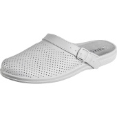 Сабо Ионел мужские из натуральной кожи белые (размер 40) Сабо Ионел мужские из натуральной кожи белые (размер 40)