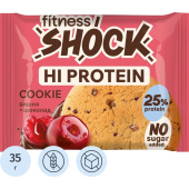 Печенье протеиновое FitnessSHOCK вишня-шоколад 35 г купить в интернет-магазине товаров для офиса и дома ТопГрад с доставкой