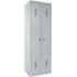 Шкаф для одежды металлический Практик ML-21-50 (серый, 500х500х1830 мм) купить в интернет-магазине товаров для офиса и дома ТопГрад с доставкой