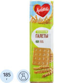 Печенье затяжное Любятово Галеты классические 185 г купить в интернет-магазине товаров для офиса и дома ТопГрад с доставкой