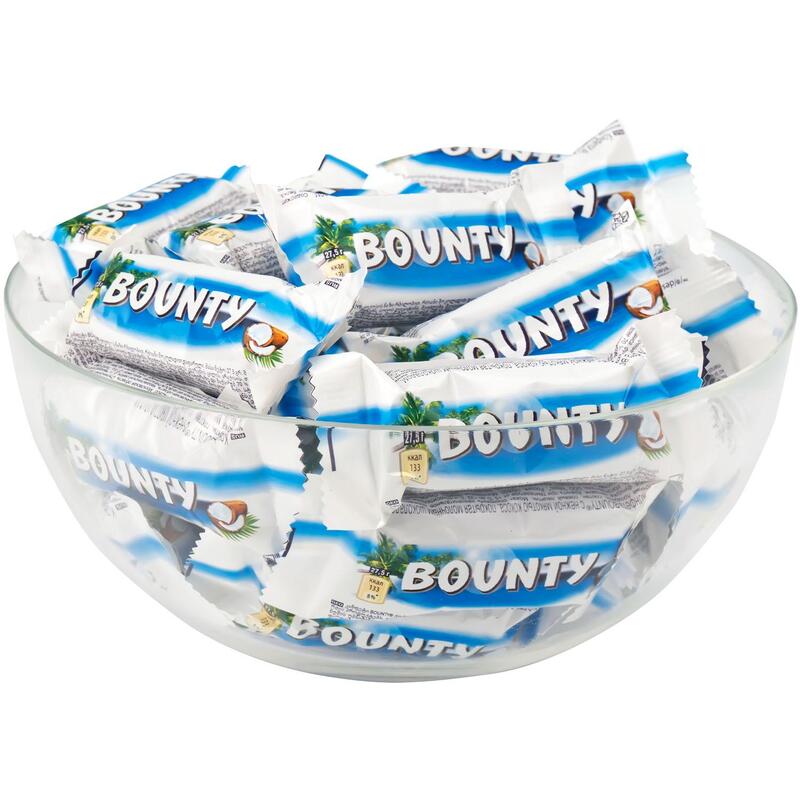Шоколадные батончики Bounty Minis 3 кг