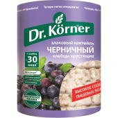 Хлебцы Dr.Korner Злаковый коктейль черничный пшеничные 100 г купить в интернет-магазине товаров для офиса и дома ТопГрад с доставкой