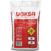 Реагент противогололедный Uoksa Актив мешок 20 кг до -30°C