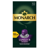 Кофе в капсулах для кофемашин Monarсh Lungo 8 Intenso (10 штук в упаковке) купить в интернет-магазине товаров для офиса и дома ТопГрад с доставкой