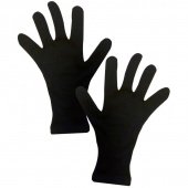 Перчатки рабочие трикотажные хб черные (размер 8, М, 10 пар в упаковке)