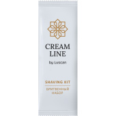 Набор бритвенный Luscan Cream Line флоу-пак (гель для бритья - 1 шт, станок - 1 шт, 200 штук в упаковке)