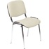 Стул офисный Easy Chair Изо бежевый экокожа металл хромированный  (1647591)