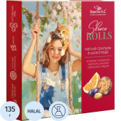 Конфеты Shoco Rolls ассорти 135 г