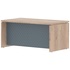 Стол руководителя письменный Torr Lux (дуб каньон/серо-голубой,  1600х900х750 мм)