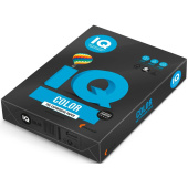 Бумага цветная для печати IQ Color черная интенсив B100 (А4, 80 г/кв.м, 500 листов)