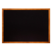 Доска меловая настенная Attache Non magnetic (А4) 21x30 см черная грифельная в деревянной раме