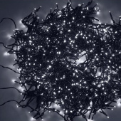 Гирлянда светодиодная уличная Neon-Night ClipLight бахрома нейтральный белый свет 665 светодиодов (20х5 м)
