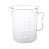 Мерный стакан (мензурка) с ручкой 1000 мл (25 штук в упаковке) купить в интернет-магазине товаров для офиса и дома ТопГрад с доставкой