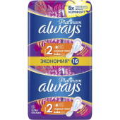 Прокладки женские гигиенические Always Platinum Normal Plus (16 штук в упаковке)