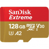 Карта памяти SanDisk Extreme microSDXC UHS-I A2 SDSQXA1-128G-GN6AA