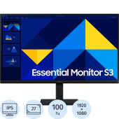 Монитор 27'' Samsung Essential S3 S30GD S27D300GAI чёрный  (LS27D300GAIXCI)