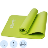 Коврик для йоги Starfit FM-301 NBR 183x61х1.0 см лаймовый купить в интернет-магазине товаров для офиса и дома ТопГрад с доставкой