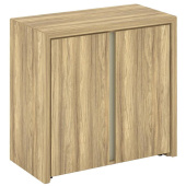 Шкаф для документов Corner COR.ST-3.1 (гикори песочный/ваниль, 900х450х845 мм)