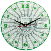 Часы настенные Эврика 100$ (29x29x2 см)