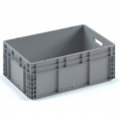 Ящик (лоток) универсальный полипропиленовый I Plast ЕС-6422.1 600x400x220 мм серый