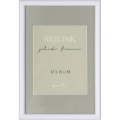 Рамка Decoline White А6 10x15 см пластиковый багет 8 мм белая