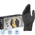 Перчатки КЩС Manipula Specialist Эксперт Техно DG-025 нитриловые  неопудренные особопрочные черные (размер 8-M, 50 штук/25 пар в упаковке)