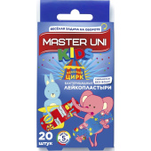 Набор пластырей Master Uni Kids (20 наборов по 20 штук)