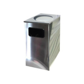 Урна Квадро-15 сталь 80 л (35x67 см)