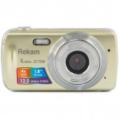 Цифровой компактный Фотоаппарат Rekam iLook S750i шампань