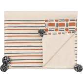 Скатерть-Дорожка Tkano Ethnic Abstract play (TK23-TR0004) 45х150 см хлопок бежевая