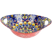 Салатник фарфоровый Nouvelle Home Arabesque 600 мл разноцветный 8 штук в упаковке (0860110)