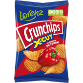 Чипсы Lorenz Crunchips X-Cut со вкусом паприки рифлёные 70 г