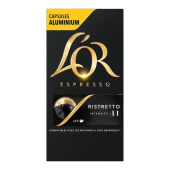 Кофе в капсулах для кофемашин L'or Espresso Ristretto (10 штук в упаковке) купить в интернет-магазине товаров для офиса и дома ТопГрад с доставкой