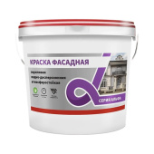Краска для фасадов Альфа белая матовая 14 кг