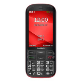 Мобильный телефон teXet TM-B409 черный/красный