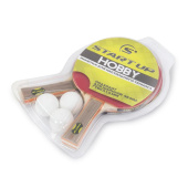 Набор для настольного тенниса Start Up Br-17 0 star (2 ракетки, 3 шарика) купить в интернет-магазине товаров для офиса и дома ТопГрад с доставкой