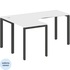 Стол эргономичный Metal System Style БП.СА-4 Л левый (белый/антрацит,  1600х1200х750 мм)