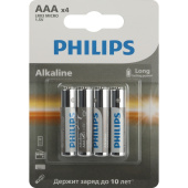 Батарейка AAA мизинчиковая Philips Entry (4 штуки в упаковке)
