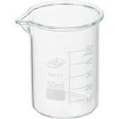Стакан лабораторный Apexlab Н-1-50 с делениями купить в интернет-магазине товаров для офиса и дома ТопГрад с доставкой